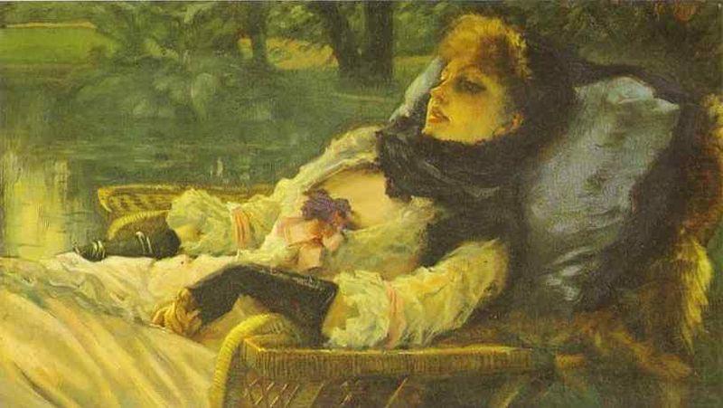 James Tissot The Dreamer china oil painting image